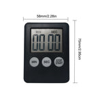 10-1PC Mini Electronic Timer Stopwatch LCD Display for Sports Exercise Baking Cooking Digital Timer Multi-Function Kitchen Timer
