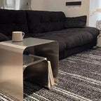 Bedside Table Minimalist Stainless Steel Cabinet Table Several Integrated Molding Storage Cabinets End Table Furniture