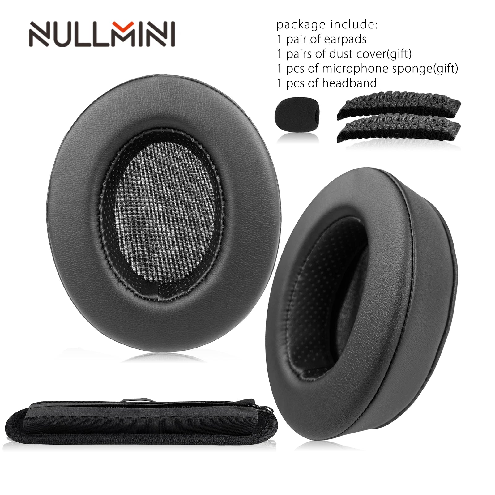 NullMini Replacement Earpads For Logitech G Pro X Headphone Cooling Gel Earmuffs Ear Cover Headband HeadBeam