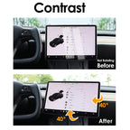 New Reliable for Tesla Screen Rotation Bracket Model 3 Y Accessories GPS Navigation Rotating Holder 4-Direction Swivel Mount Kit