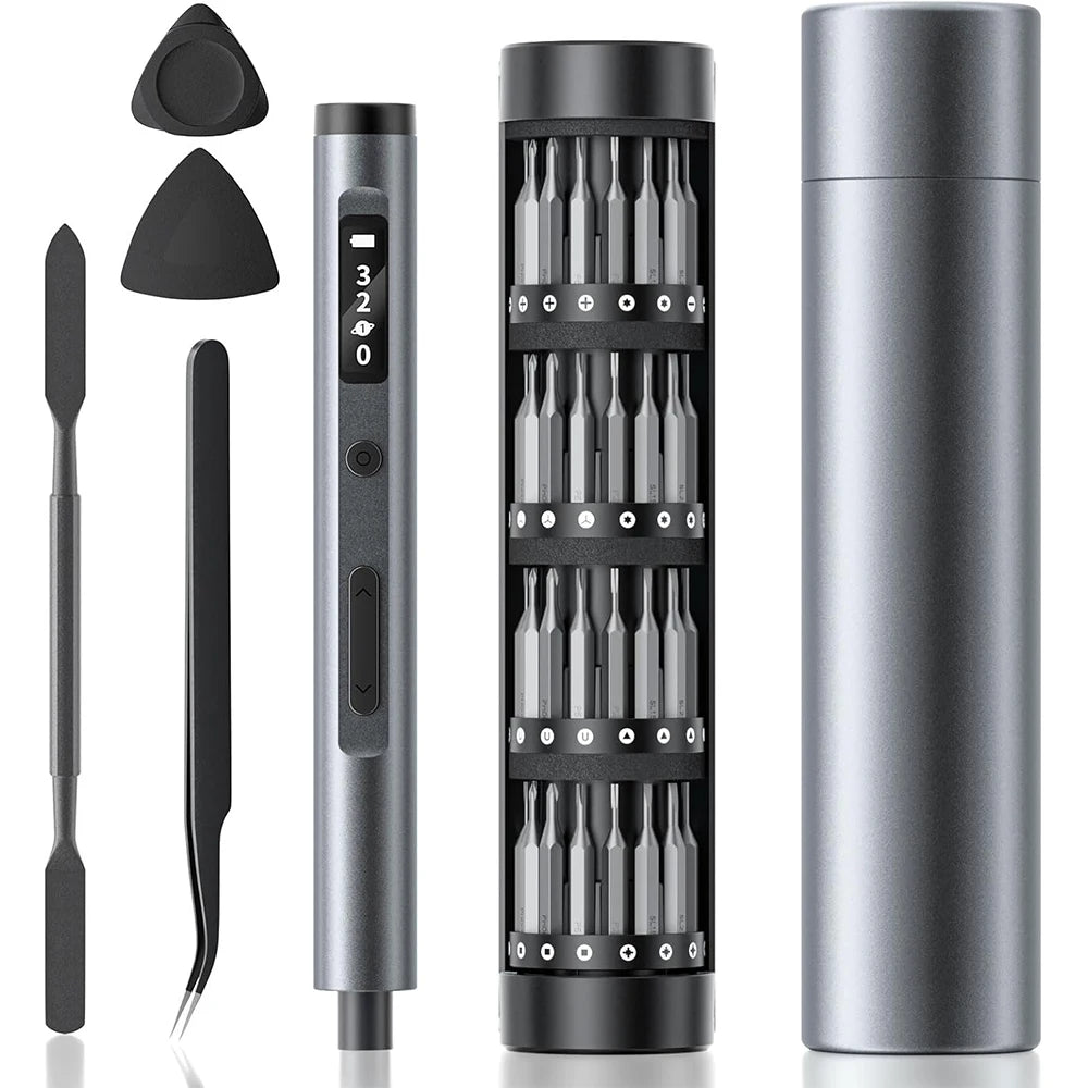 62 in 1 Precision Electric Screwdriver Sets Mini Cordless Rechargeable Kits Wireless Bit for Xiaomi Cell Phone Mobile Laptop New