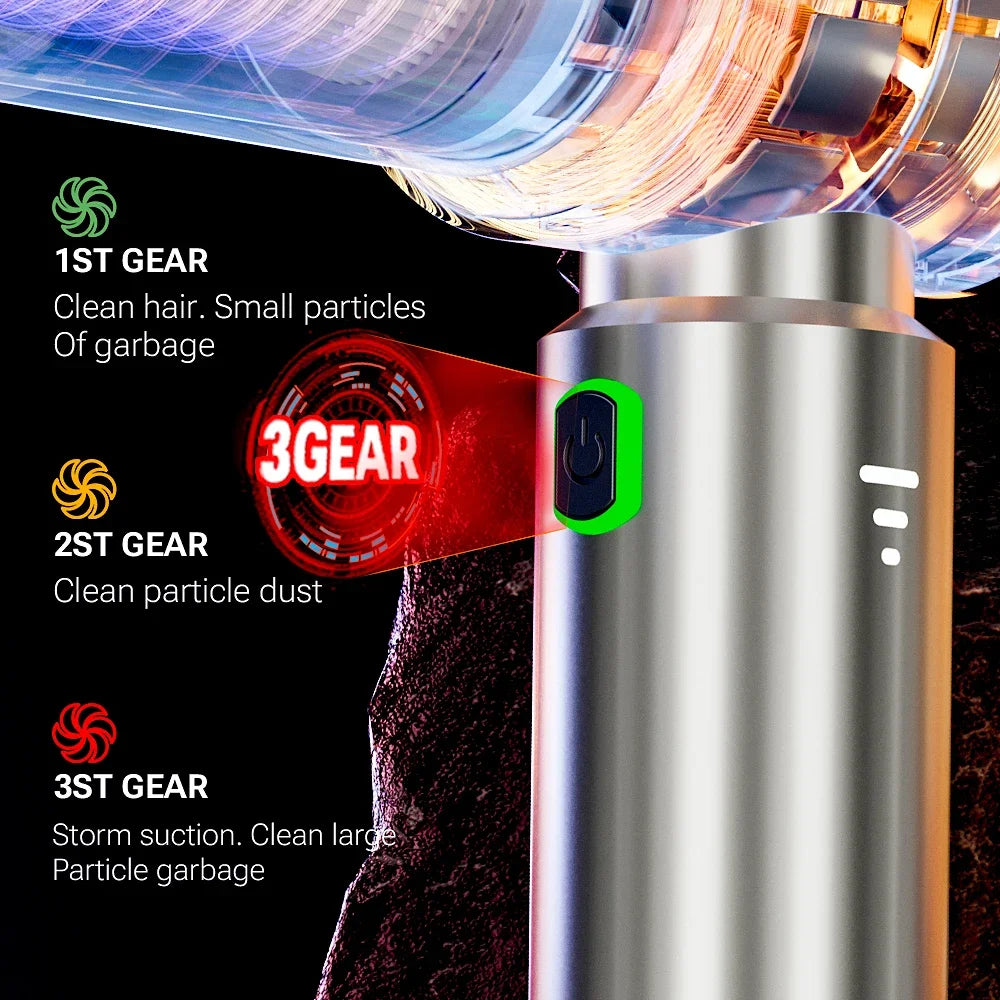 SZUK Car Vacuum Cleaner 985000Pa Strong Suction Portable Cleaner Wireless Handheld Cleaner 6000mAH Powerful Mini Vacuum Cleaner