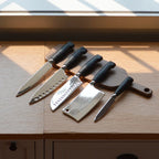 1/6 Scale Miniature Dollhouse Kitchen Knife Rest Mini Cooking Utensils for BJD Doll House Accessories Toy