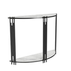 Modern Half Moon Console Table
