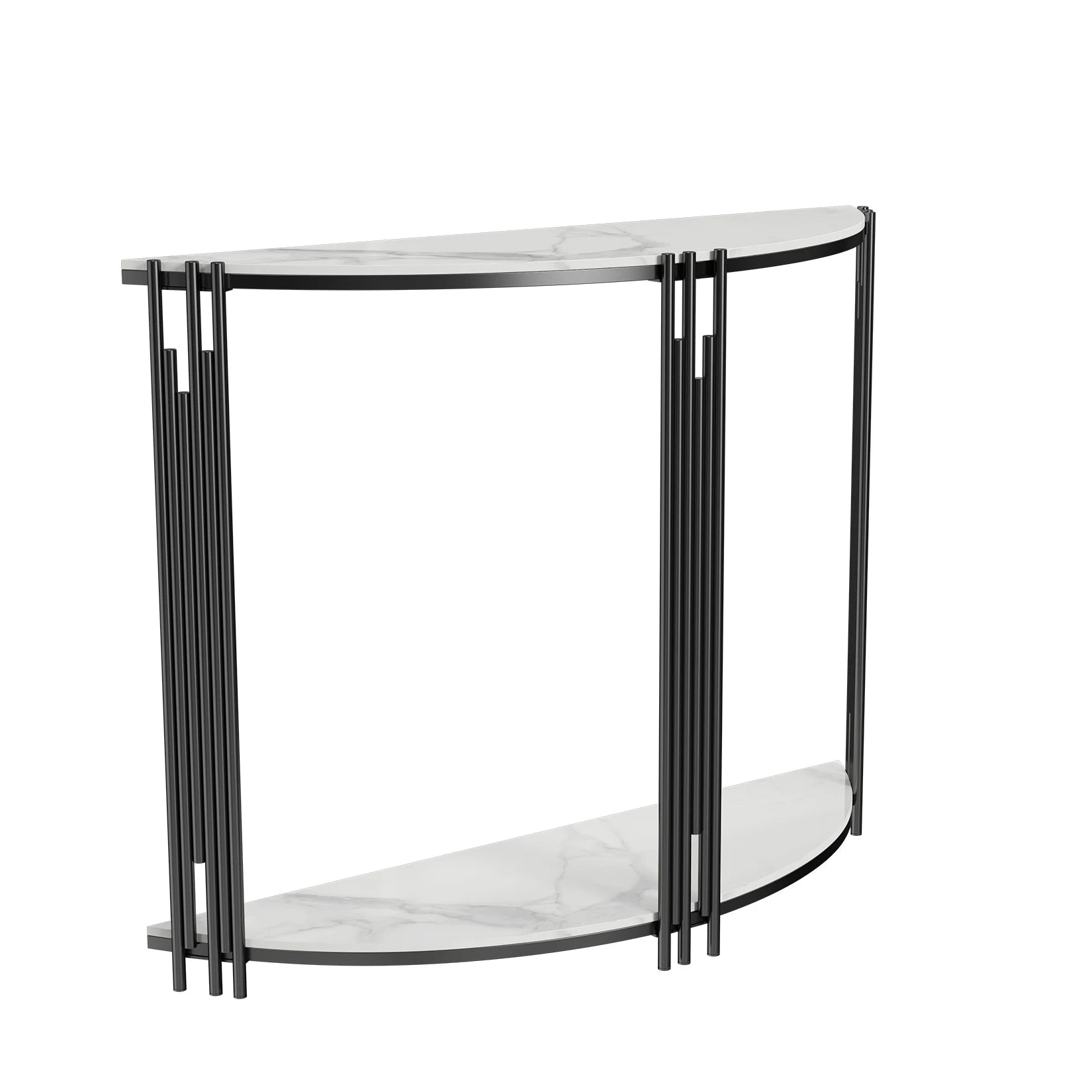 Modern Half Moon Console Table