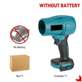 1500W Brushless Electric Turbo Blowers 200M/S Violent Car Dryer Handheld Dust Jet Fan Snow Removal Tool for Makita 18V Battery