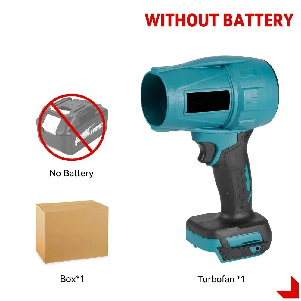1500W Brushless Electric Turbo Blowers 200M/S Violent Car Dryer Handheld Dust Jet Fan Snow Removal Tool for Makita 18V Battery