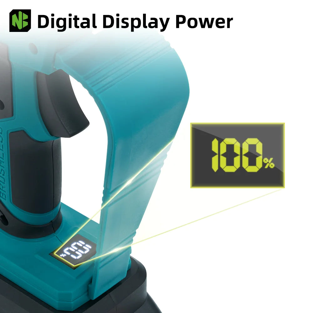 NEWBENY 8 Inch 4500W Brushless Electric Chainsaw Cordless Chain Saw Branch Tree Prunning Power Tool For Makita Battery Pin