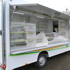 Customized Fast Food Caravan Mobile Kitchen Truck Shipping Container Food Trailer Complete Cooking Equipment System