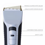 Hair Clipper Unique Shaped Moving Blade Hair Trimmer LCD Display USB Rechargeable For Salon Men Hair Cutting Barber Machine