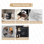 CAFOVO RE-3 Electric Coffee Bean Roaster Machine 200g Direct Fire Stirring Baking Intelligent Dual Mode for Home Use