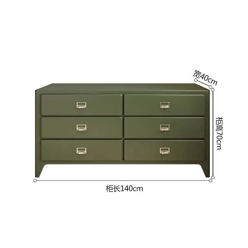 Nordic Storage Dresser Bedroom Modern 6 Drawer European Dresser Girls Luxury Green Toaletka Z Lustrem Do Sypialni Home Furniture