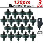 KESLA 20-200pcs 2L-8L Garden Automatic Dripper Irrigation Water Saving Steady Flow Emitter Dropper Greenhouse for Bonsai Plant