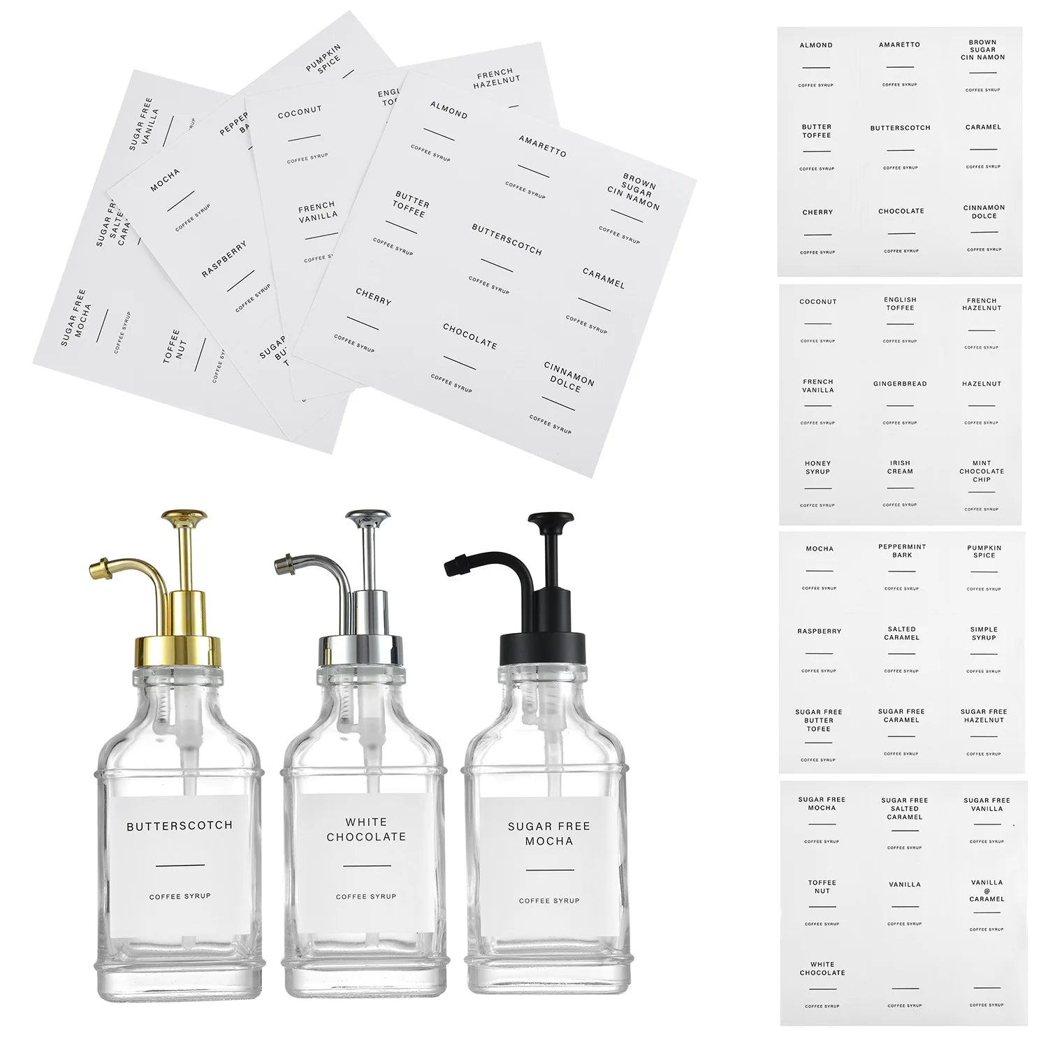 Soap Pump Dispenser Glass Bottle Bathroom Gel Liquid and Shampoo Dispenser Square Glass Bottles with Pumps Soap Container