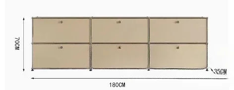Module Combination Sideboards Cabinet Drawer Living Room Cabinets Side Chest of Drawers Hallway Storage TV Stand Bedroom Cabinet