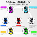 Booster Pro Led Facial Light Therapy 7 Colors Eye Beauty Wand Red Light Eye Massager for Skincare & Blue Rejuvenation Tool