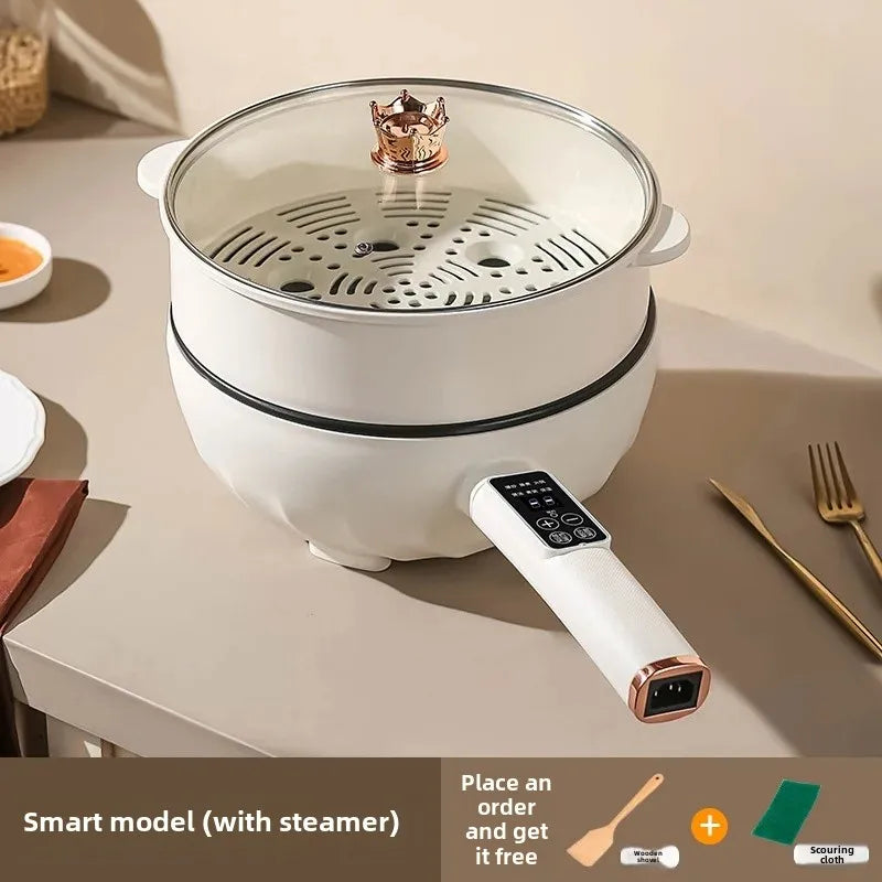 Large Capacity Multi-Functional Electrical Wok Cooker Stainless Steel Integrated Electrical Heating Pot Direct Manufacturer Sale