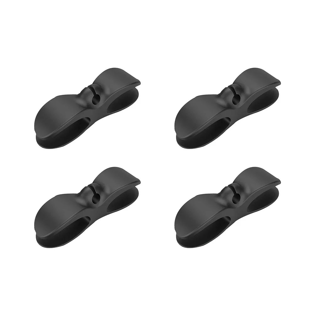 4/9pcs Cable Clips Self-adhesive Rubber Cord Management Clip Practical Electrical Appliances Wire Clamps  for Living Room