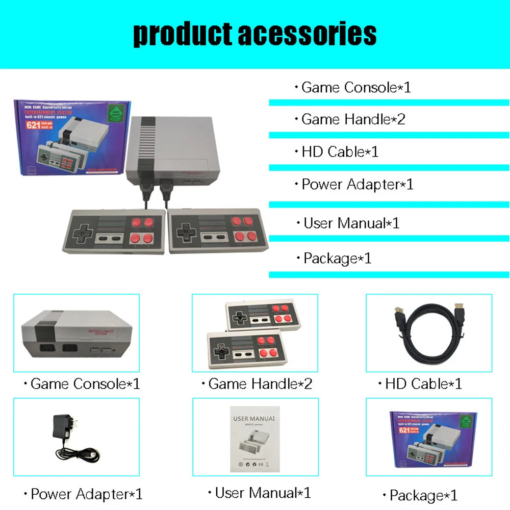 Retro HD Video Game Console