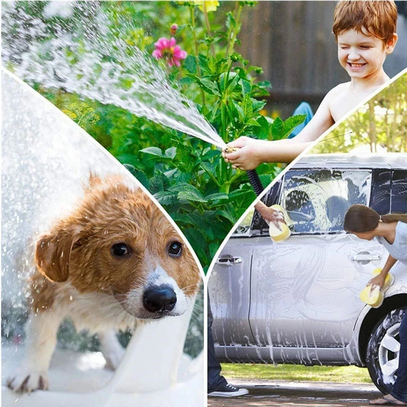 Garden Hose Expandable Magic Hose For Garden Watering And Cleaning, 3/4 ", Connector, Sprinkler Head, Watering Device, No Kinks