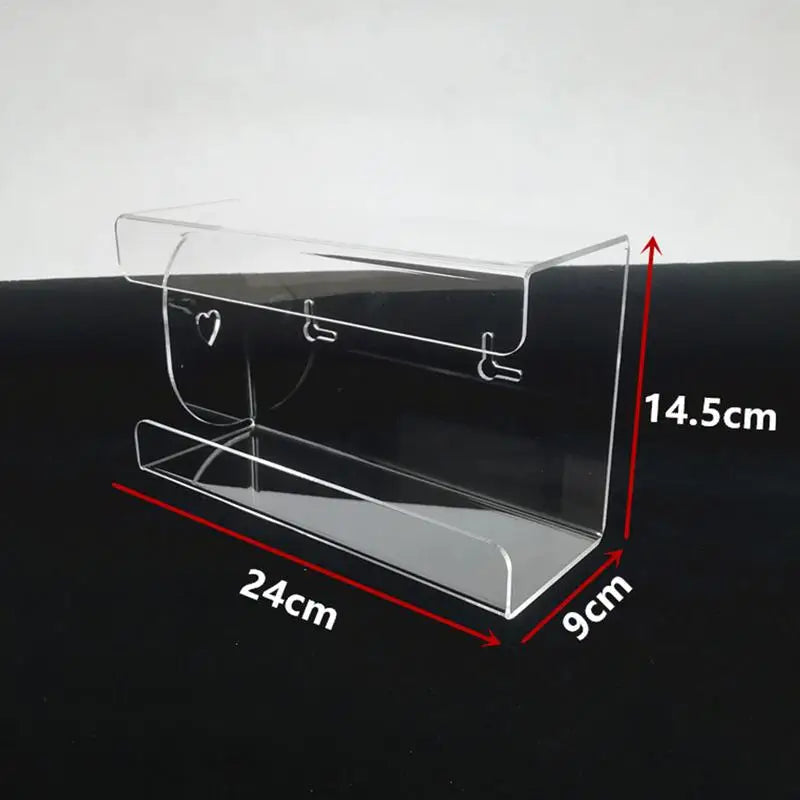 Tissue Box Wall Acrylic Glove Box Holder Wall Mounted Healthcare Food Service Dentist Disposable Glove Stoarge Rack