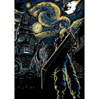 F-Final F-Fantasys Game Cool Poster Sticky Wall Art Printing Waterproof Home Living Bed Room Bar Aesthetic Decor