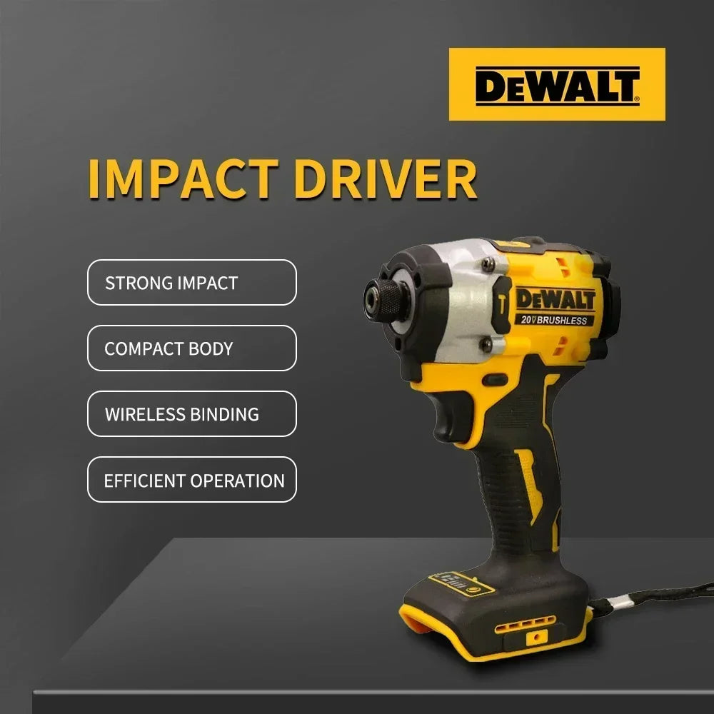 2025 DEWALT DCF860 Kit Brushless Cordless Premium Impact Driver 282NM 20V Power Tools Without Battery