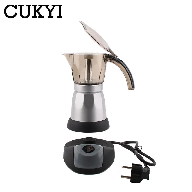 220-240V Coffee Percolators Italian Mocha Coffee Maker 150ml/300ml Stovetop Tool Filter Percolator Cafetiere EU