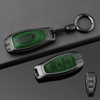 Leather Car Key Case Full Cover for Ford Focus 3 4 ST Mondeo MK3 MK4 Fiesta Fusion Kuga 2013 2014 2015 2017 Keychain Accessories