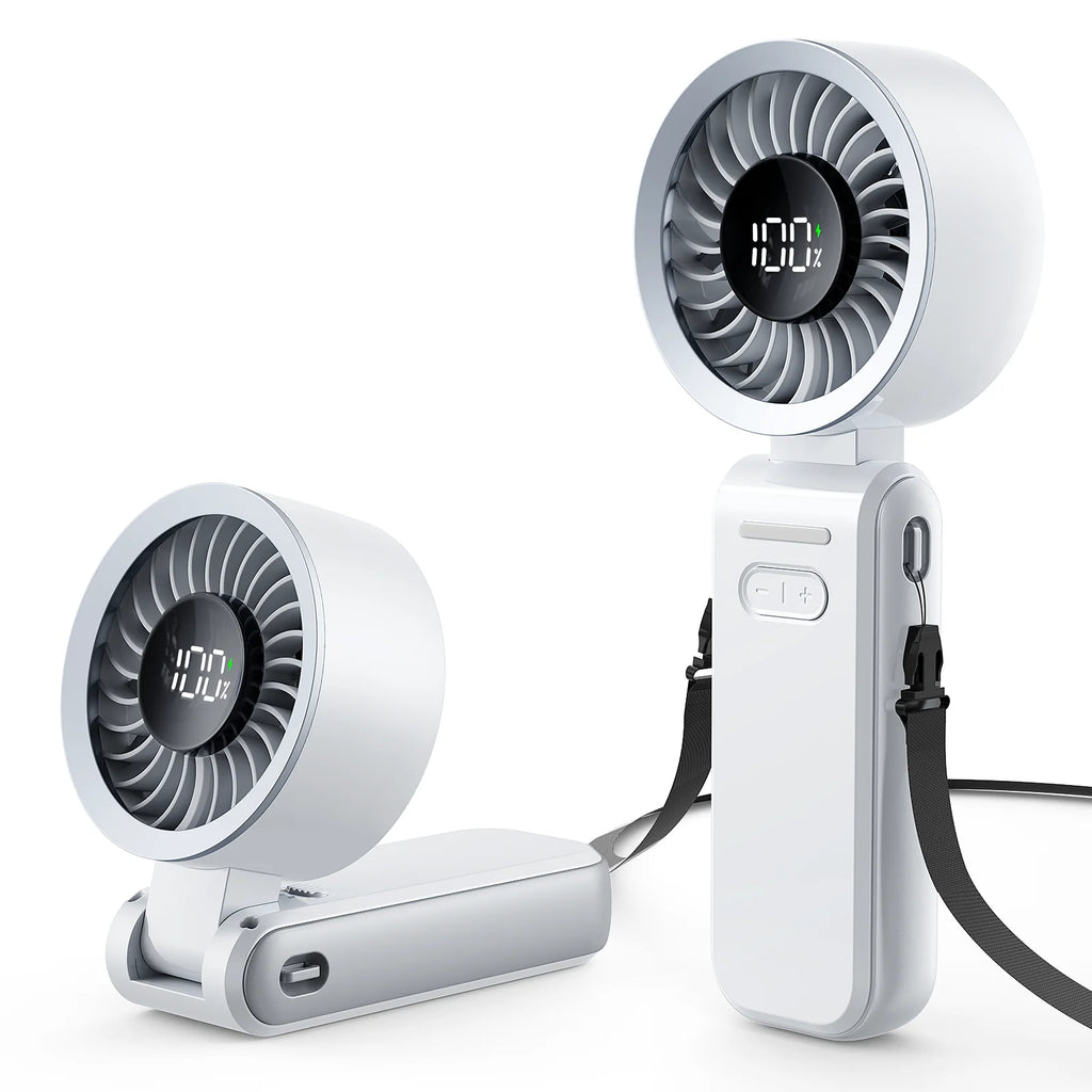 MUXNW 3 in 1 Portable Handheld Fan: Mini Personal Fan 3600mAh Recharge