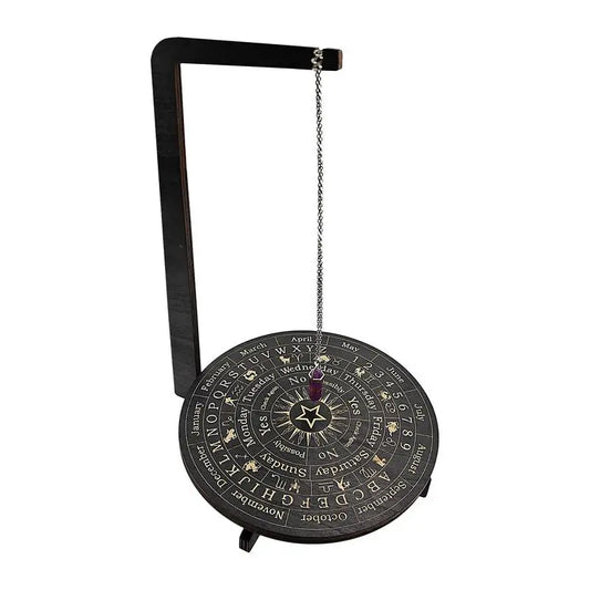Pendulum Crystal Display Wooden Witch Pendulum Decorative Stand Exquisite Design Pendulum Holder Stand For Living Room Yoga Room