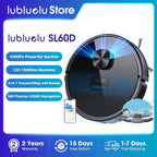 Lubluelu SL60D Robot Vacuum and Mop Combo - 4000Pa Suction, 150Mins Runtime, Quiet Operation, 10 No-Go Zones, Smart App Control