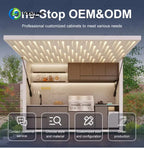 Customized Modular Outdoor Kitchen Cabinet Factory Direct Sales Modular Kitchen for Guesthouse Bbq Island Outdoor Kitchen Grill
