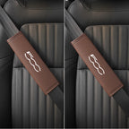 Car seat belt cover for Fiat 500 Breathable shoulder pad Driver shoulder care for adults and children car accessories interior