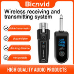 Good Wireless microphone system UHF wireless XLR transmitter and receiver for dynamic microphones, audio mixer PA systems guitar