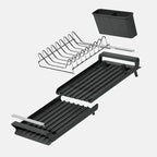 1pcs Expandable Small Dish Kitchen Organizer Shelf for Drying Counter Dish Drainer Removable Cutlery Holder Kitchen Accessories