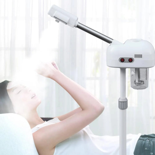 Professional Sauna Face Vaporizer Facial Ozone Steam Humidifier Pore Cleaner Facial Steam Double Tube Sauna Beauty Spray