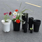 10pcs Thickened Flowerpot High-Waisted Round ，Plant Pot Reusable Succulents Plant Vientiane Basin Home Office Decor Garden Tool