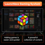 Launchbox 500G Gaming HDD For PS4/PS3/Switch/PS2/WII/WIIU Emulator Game Consoles Built-in 3700 3D/AAA Games For Win PC Plug&Play