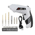 3.6V Electric Screw Driver Rechargeable Household Electric Drill LED Lighting Electric Power Screwdriver Set Portable Power Tool