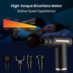 Mini Fascia Massage Gun - Electric Body Massager with 4 Heads for Relaxation & Fitness | AlluCanFind