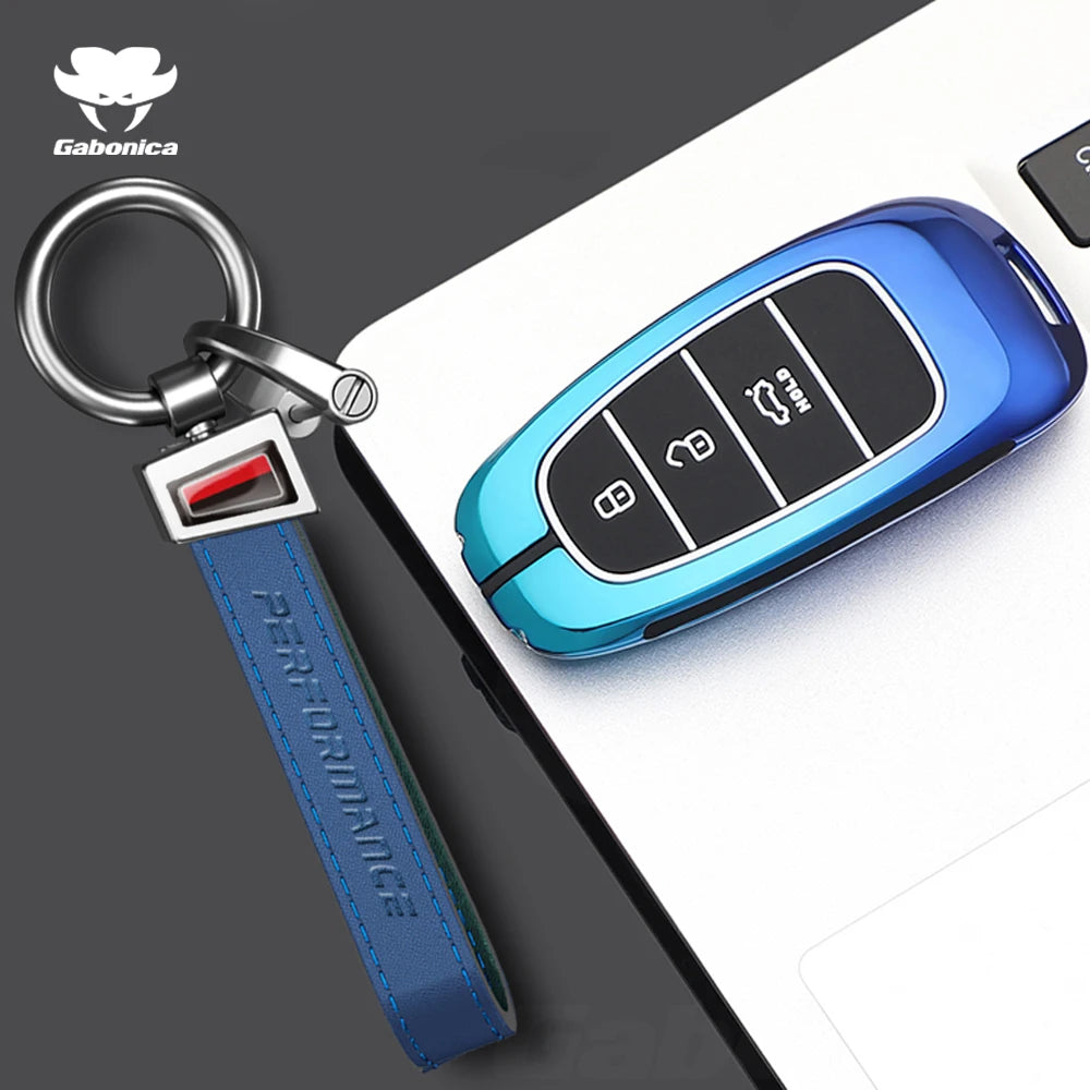 3 4 Buttons New Car Smart Key Case Cover For Hyundai N Performance Tucson Solaris Sonata Hybrid NEXO NX4 Santafe dn8 Accessories