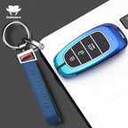 3 4 Buttons New Car Smart Key Case Cover For Hyundai N Performance Tucson Solaris Sonata Hybrid NEXO NX4 Santafe dn8 Accessories
