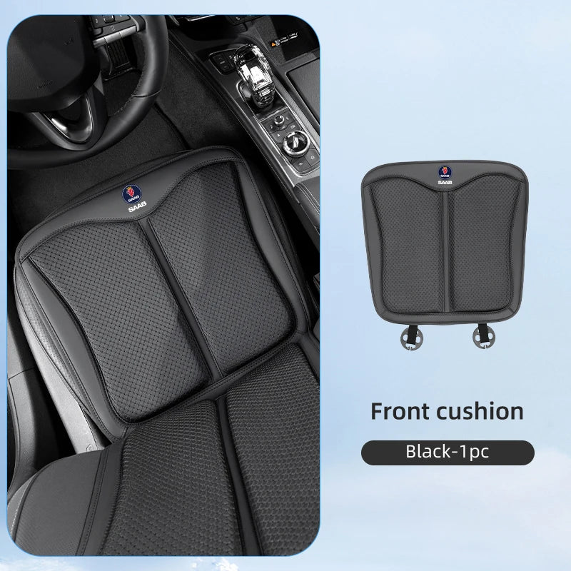 Leather Car Seat Cover Breathable and Non-slip Cars Seat Cushion Pad Car Accessories For SAAB Scania 93 95 9000 900 9-4X 9-7X 9-