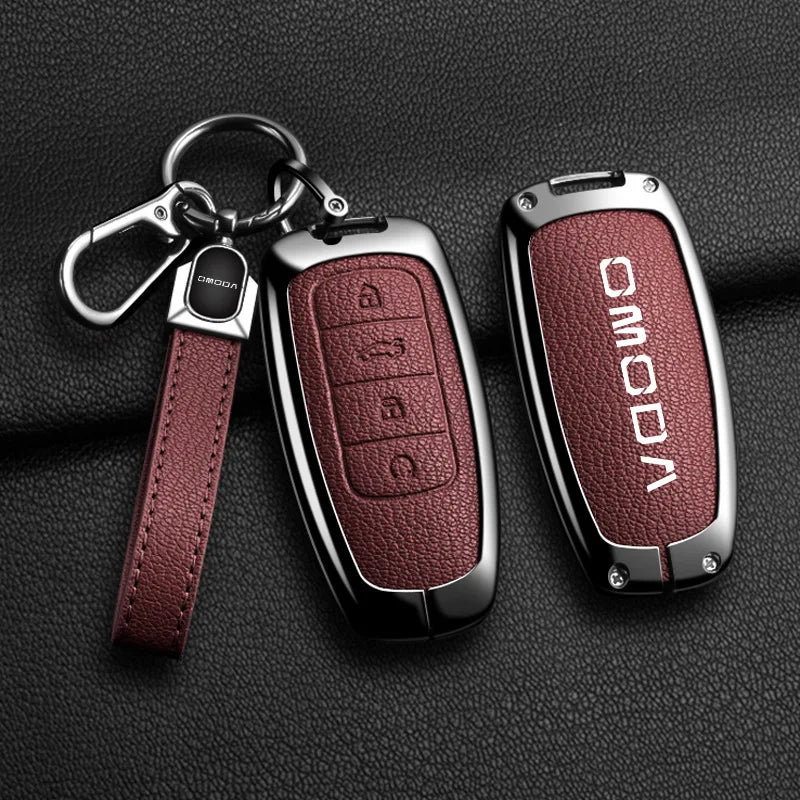 Car Key Case Bag For Chery Omoda 5 C5 Tigo 7 8 Pro Max Tigo 7 8 Plus Keychain Protective Cover Smart Remote Key Protection Shell
