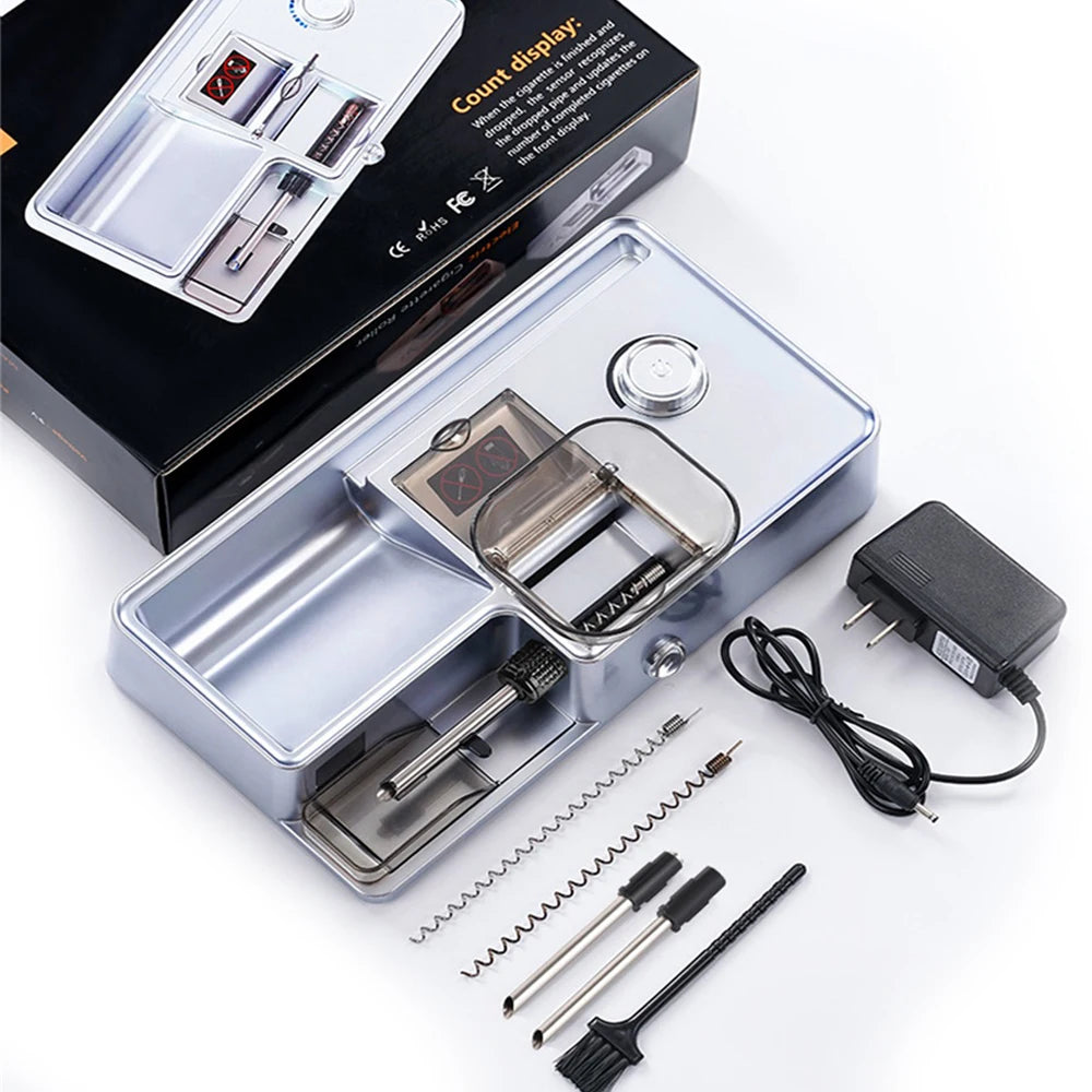 Automatic Cigarette Making Machine Small Household 8.0/6.5/5.5mm Three In One Cigarette Rolling Tool Smoking Accessories
