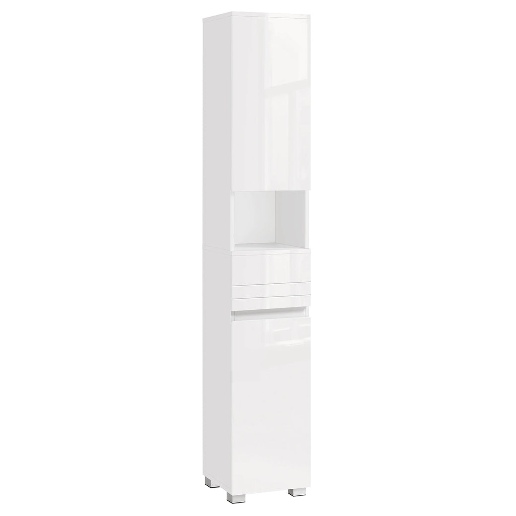 VASAGLE bathroom chest of drawers bathroom cabinet with a drawer, adjustable shelves
