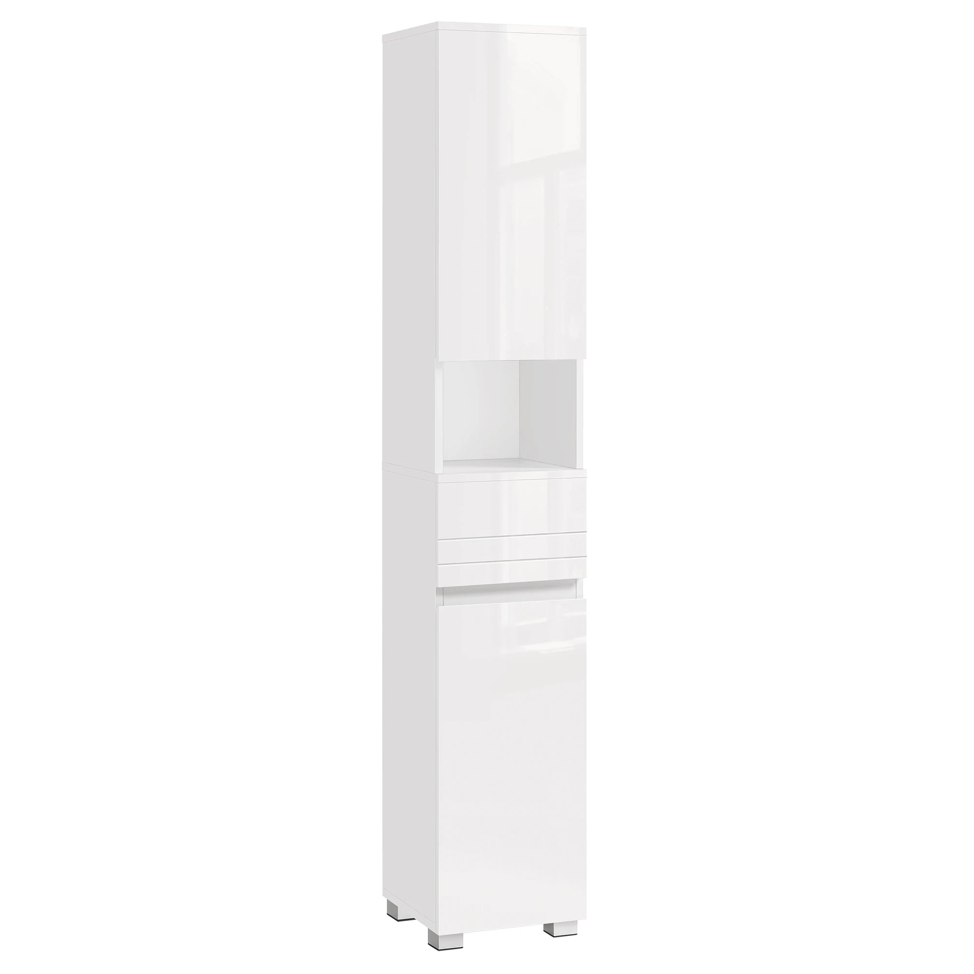 VASAGLE bathroom chest of drawers bathroom cabinet with a drawer, adjustable shelves