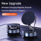 Magnetic Car Phone Holder 360° Degree Rotation Foldable Phone Mount Suction Cup Car Navigation Phone Holder Anti-Shake Bracket