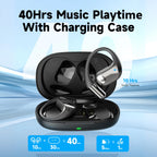 SuperEQ T44 Wireless Headphones OWS Bluetooth 5.3 Sports Noise Cancelling Headphones